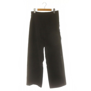 ワイスリー Y-3 CLASSIC SPORT UNIFORM STRETCH FORMAL PANTS ワイドパンツ ベルト付き S/P 黒 ブラック /KO ■OS レディース