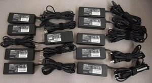 NoS861☆TOSHIBAノートパソコン用ACアダプタ10個セット！15V-5A/PA3755U-1ACA・PA3283U-5ACA/外径6.5mm内径3.0mm/通電OK/電源ケーブル付☆