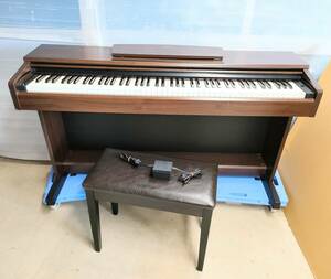 □【直接引き取り限定】ヤマハ YAMAHA ARIUS アリウス 電子 ピアノ YDP-140 2009年製 音出し確認済み 中古品 椅子 楽器 音楽 240617-01