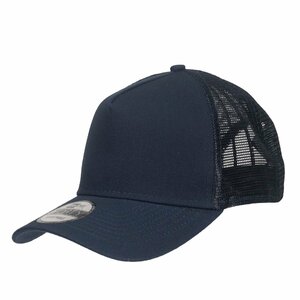 NE205-NEW ERA ニューエラ - スナップバック トラッカー キャップ ディープネイビー/ディープネイビー メッシュキャップ 無地 メンズ