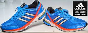 【美品・USED/WIDEラスト/adiPRENE＆TORSION SYSTEM＆コンチネンタルラバー】adidas　adiZERO　BOSTON　3　WIDE　モデル　 サイズ＝25.5cm