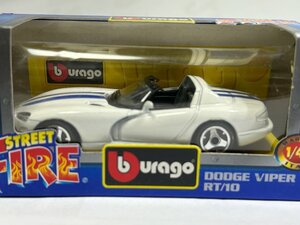 ブラーゴ １／４３ 4130 ダッジバイパー RT/10 白 DODGE VIPER