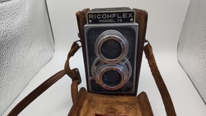 あ052 RICOH FLEX MODEL VⅡ フィルムカメラ リコー/二眼レフフィルムカメラ　 動作未確認 現状品 JUNK