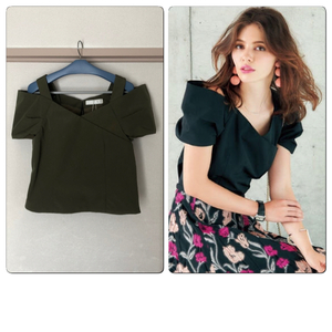 新品チェスティ chesty オフショルデザイントップス Off-Shoulder Design Tops