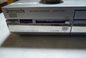 中古品 HDD&DVDレコーダー Panasonic DMR-E100H HDD120GB 純正リモコン付属