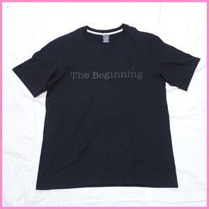 ★NUMBER (N)INE/ナンバーナイン The Beginning 半袖Tシャツ 3/メンズＭ相当/ブラック/ロゴプリント/コットン/クルーネック&1373100212