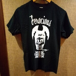 美品 スカル柄Tシャツ 黒 S Milk Boy THIS IS THE SCHOOL FREE DRUG ZONE