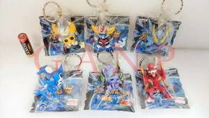 SUPER ROBOT WARS figure key ring /スーパーロボット大戦　熱血コレクション5　全6種　プライズ景品・非売品(not for sale)　新品・未開封