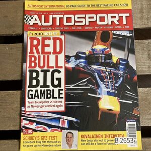 B2653　2010　「AUTO SPORT」オートスポーツ F1 ラリー　レース　モータースポーツ 旧車 英国車 ビンテージ クラシックカー