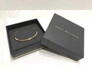 ■【YS-1】 状態良好 ■ ダニエル ウェリントン Daniel Wellington バングル ■ Mサイズ ローズゴールド ■ 元箱有 【同梱可能商品】■D