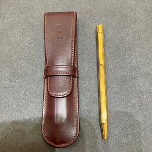 Cartier　カルティエ　 ボールペン 筆記具 　ペン　替え芯対応　現状青色インク　TY　ABD2