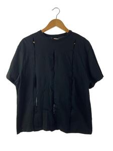 LE CIEL BLEU◆Tシャツ/36/コットン/BLK/無地/23s62624