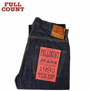 FULL COUNT W31 Lot.1103W-23 Clean Straight Denim (One Wash) フルカウント