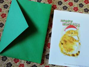 ◆新品即決◆マンハッタナーズ　猫　久下貴史　クリスマスメッセージカード　　シゲオのあいさつ　非売品