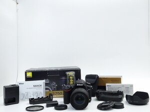 ●○【美品・シャッター数700回以下・元箱付】Nikon D750 24-120 VR レンズキット/MB-D16 デジタル一眼レフカメラ ニコン●028396001m○●