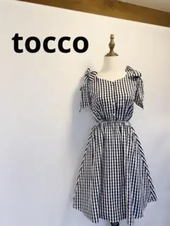 【極美品】tcco closet ギンガムチェック ワンピース