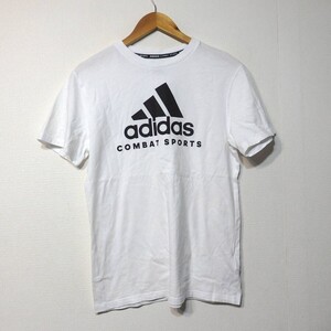 美品 adidas アディダス Tシャツ 半袖 ホワイト 白 S スポーツ ジム 人気 速乾 カジュアル オシャレ サッカー ランニング ジョギング 定番