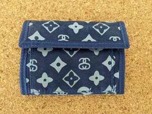 新品同様　財布　Louis Vuitton パロディ　モノグラム　ルイヴィトン　Stussy　ステューシー　ウォレット　札入れ　アメリカ製　USA製