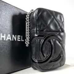 CHANEL カンボンライン ココマーク シガレットケース/ポーチ ブラック