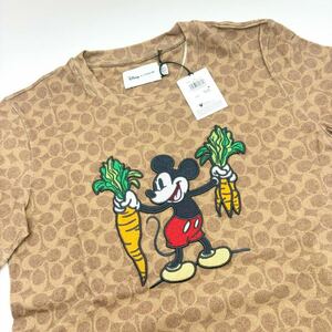 【DISNEY X COACH】シグネチャー Tシャツ！Sサイズ！ミッキーマウス！