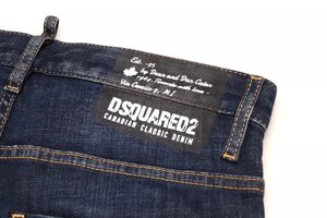 ディースクエアード メンズ スケーター ジーンズ サイズ46 DSQUARED2 Black Clean Wash Skater Jeans S74LB1494 S30542 470 BLUE