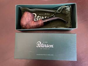 未使用 長期保管 ヨーロッパパイプ Peterson ARAN XL90 ピーターソン パイプ 箱、保管巾着付き