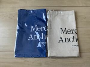 ２色セット Mersedes Anchor Inc. Sacoche BLUE & IVORY ステッカー付き サコッシュ BlackEyePatch 三好 Nハリウッド 1LDK