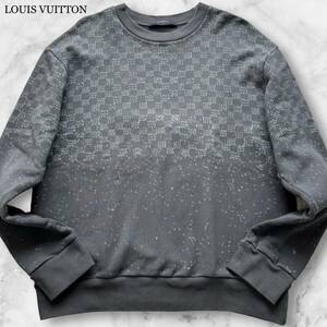 定価20万超!!! 極美品/XLサイズ◎22AW ルイヴィトン ダミエ スプレッド プリンテッド スウェット LOUIS VUITTON 長袖 トレーナー 国内正規