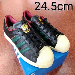 [新品] adidas SuperStar 82 RANA アディダス スーパースター 82 ラナ 天然皮革 レザースニーカー 金ベロ 男女兼用 24.5cm