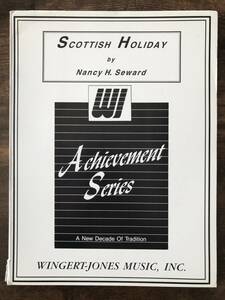 送料無料/吹奏楽楽譜/ナンシー・H・スワード：スコティッシュ・ホリデー/試聴可/スコア・パート譜セット