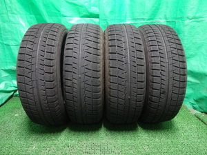 195/65R15●ブリヂストン ブリザック レボ BRIDGESTONE BS BLIZZAK REVO GZ 中古冬タイヤ4本●マ66