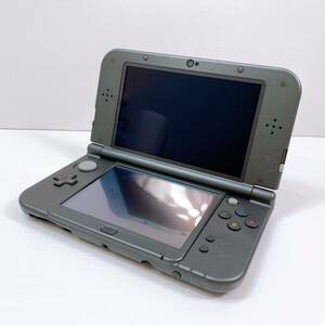 117【中古】New Nintendo 3DS LL 本体 RED-001 ブラック ニュー ニンテンドー3DS LL タッチペンなし 任天堂 動作確認 初期化済み 現状品