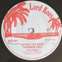 英7" Keith Poppin, Bruce Lee Before The Next Teardrop Fall KOO36A Lord Koos /00080