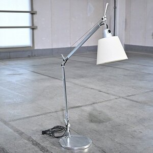 Artemide 15万「TOLOMEO Basculante」テーブルランプc ミケーレ・デ・ルッキ アルテミデ 書斎 リビング 寝室 アームライト デスクスタンド