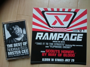 ★レア RAMPAGE PROMO ステッカー RAP HIP HOP ラップ ヒップホップ プロモ ランペイジ