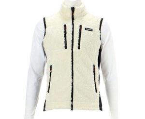 希少　美品　ブリーフィング ゴルフ BRIEFING GOLF メンズ フリース ベスト MENS FLEECE VEST メンズ ボアベスト BRG233M47 ホワイト　白