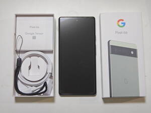 【1000円スタート】Google Pixel 6a 128GB グリーン スマホ 付属品有 