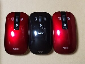 【NEC純正3個セット】 NEC ワイヤレスマウス MT-1337 Bluetooth