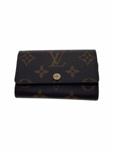 LOUIS VUITTON◆ミュルティクレ6_モノグラム_BRW/PVC/BRW/総柄/レディース