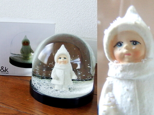 新品☆&K amsterdam☆ワンダーボールSnow dollスノードール白　アンドケー アムステルダムこどもwonder ballオランダ北欧ベイビー赤ちゃん