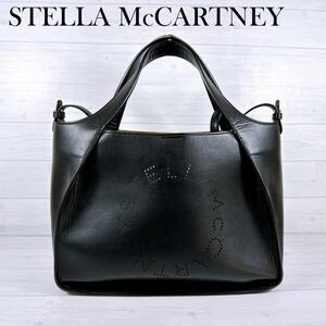 STELLA McCARTNEY ステラマッカートニー パンチング サークル ロゴ ショルダーバッグ ポーチ 513860 ステラロゴ トートバッグ ハンドバッグ