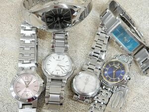 SEIKO セイコー ルキア/スピリット/シチズン クロスシー/カシオ アナログ腕時計 不動品/動作未確認品 8点セット 【W345y1】