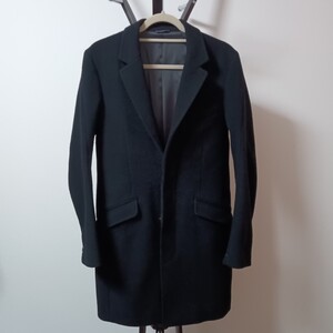 junhashimotoCHESTER COAT コート　定価8万円相当サイズ3　色ブラック