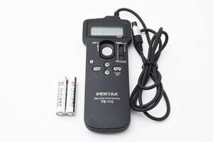 動作確認済 良品 Pentax TS-110 Release Timer Switch レリーズタイマースイッチ おまけで専用単4電池2本付 / ペンタックス #9546