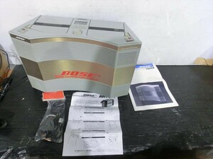 T【J6-95】【140サイズ】BOSE ボーズ/AW-1D ミュージックシステム/CDデッキ/通電可/ジャンク扱い/※傷・汚れ有