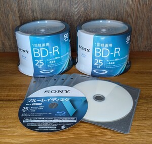 Sr10【新品】SONY Blu-ray1回録画25G×10枚 即決OK