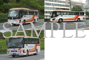 D【バス写真】Ｌ版３枚　神姫バス　セレガ　エアロバス　空港リムジン