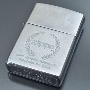 ZIPPO ロゴ オイルライター 火花確認済 シルバー 2000年製 USA製 ジッポ 喫煙 煙草 タバコ #N※A648