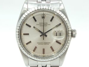 【z29306】ROLEX ロレックス DATEJUST オイスターパーペチュアル デイトジャスト 1603 白文字盤 自動巻き ブランド腕時計 稼働品