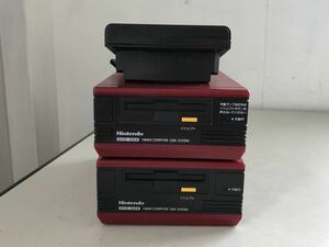 Nintendo 任天堂 ファミリーコンピューター ディスクシステム HVC-022 2台/HVC-023 動作未確認 4/14